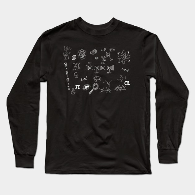 The Power of Science: Celebrate Scientific Discovery with Our Scientific Tools T-Shirt Long Sleeve T-Shirt by Mirak-store 